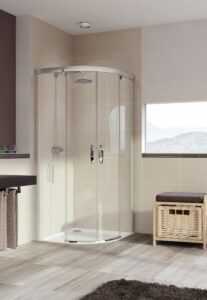 Sprchové dveře 100x80x200 cm Huppe Aura elegance chrom lesklý 402429.092.322