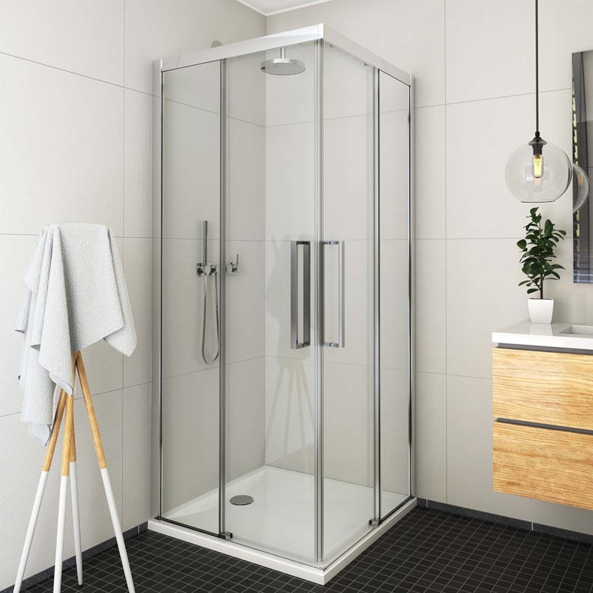 Sprchové dveře 110x205 cm levá Roth Exclusive Line chrom lesklý 560-110000L-00-02