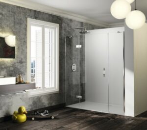 Sprchové dveře 130x200 cm levá Huppe Solva pure chrom lesklý ST1403.092.322