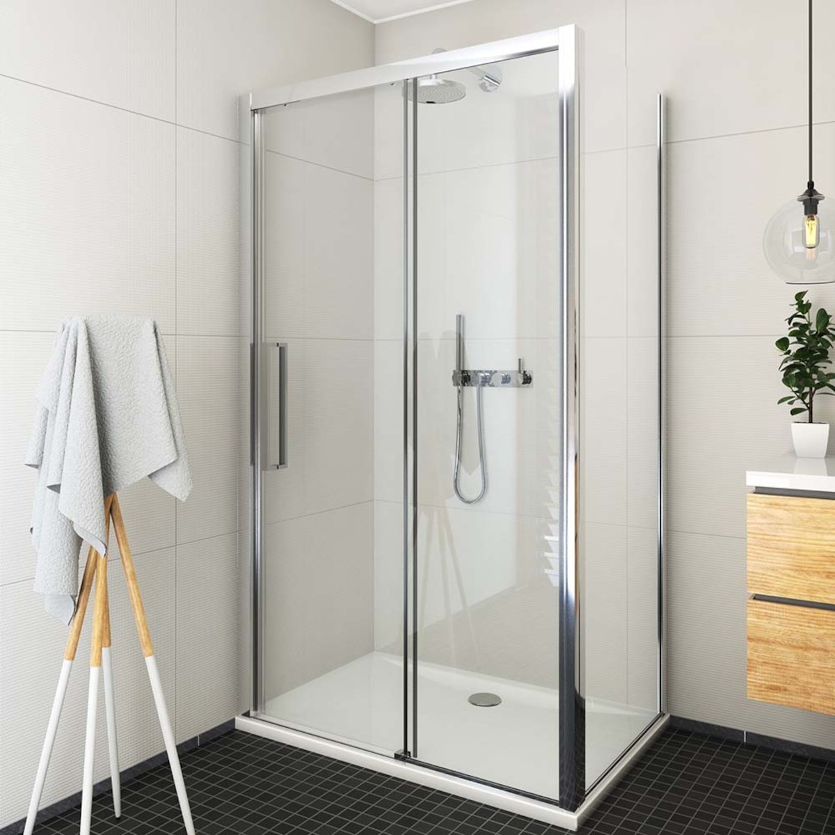 Sprchové dveře 150x205 cm pravá Roth Exclusive Line chrom lesklý 565-150000P-00-02