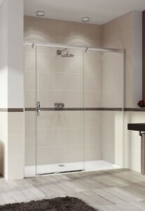 Sprchové dveře 160x200 cm pravá Huppe Aura elegance chrom lesklý 401904.092.322