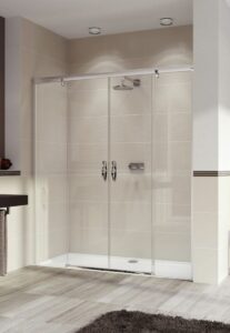 Sprchové dveře 160x200 cm pravá Huppe Aura elegance chrom lesklý 402104.092.322.730