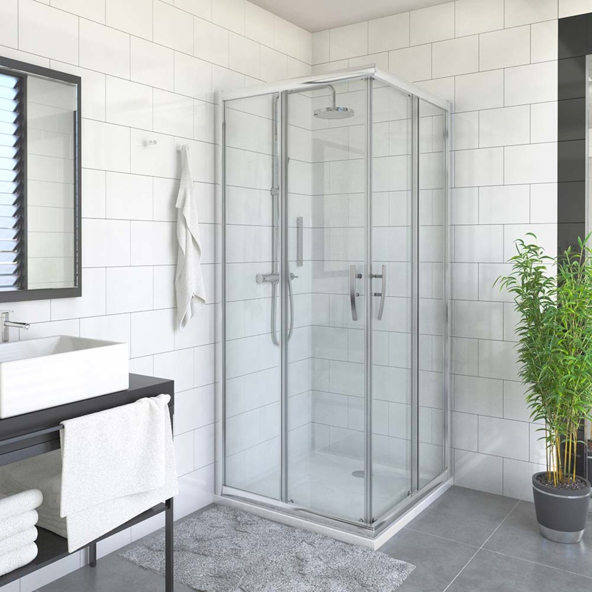 Sprchové dveře 80x185 cm levá Roth Proxima Line chrom lesklý 537-8000000-00-02