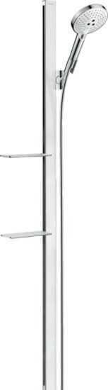 Sprchový set Hansgrohe Raindance Select S s poličkou bílá/chrom 27647400