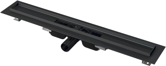Sprchový žlab Alcaplast 55 cm nerez černá mat APZ101BLACK-550