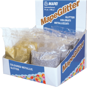 Třpytky Mapei Mapeglitter stříbrná 0
