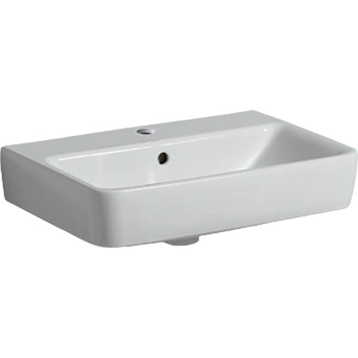 Umyvadlo Geberit Selnova 55x37 cm otvor pro baterii uprostřed 501.509.00.1
