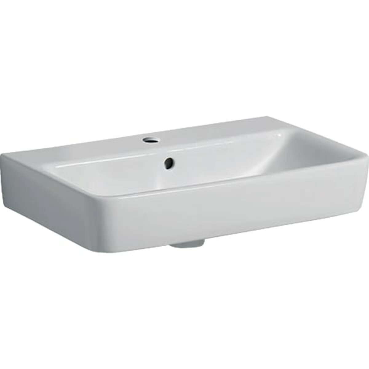 Umyvadlo Geberit Selnova 60x37 cm otvor pro baterii uprostřed 501.511.00.1