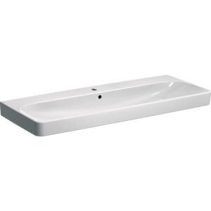 Umyvadlo Geberit Smyle Square 120x48 cm otvor pro baterii uprostřed 500.226.01.1