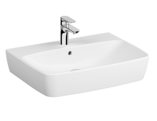 Umyvadlo na desku Vitra Shift 65x49 cm otvor pro baterii uprostřed 7078-003-0973
