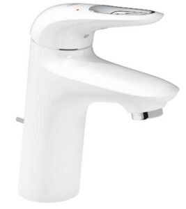 Umyvadlová baterie Grohe Eurostyle New s výpustí Moon White / chrom 33558LS3