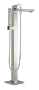 Vanová baterie Grohe Eurocube se sprchovým setem supersteel 23672DC1