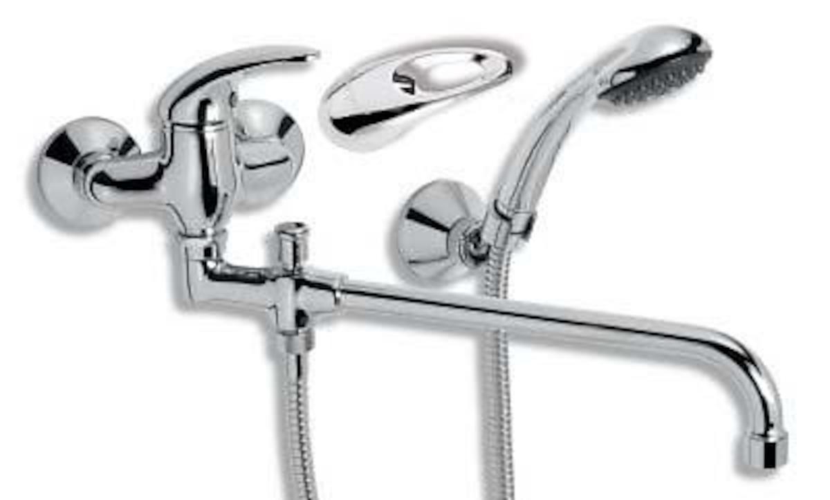 Vanová baterie Novaservis Metalia 55 se sprchovým setem 100 mm chrom 55137.0