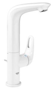 Vysoká umyvadlová baterie Grohe Eurostyle New s výpustí Moon White / chrom 23569LS3