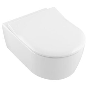 Wc s prkénkem softclose závěsné Villeroy & Boch Avento zadní odpad GLACERAAVWC005