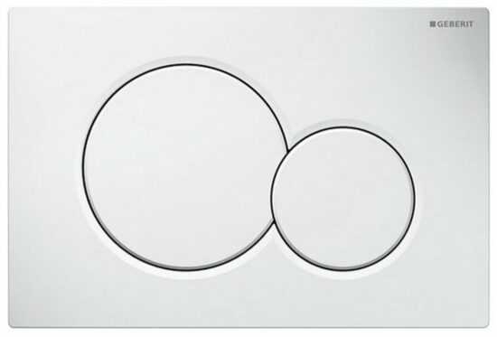 Závěsný set WC TESI Rimless + modul Geberit Kombifix s tlačítkem Sigma 01 (bílé) 110.302.00.5 NE1