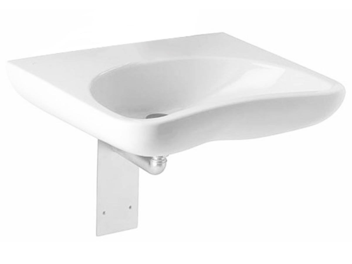 Bezbariérové umyvadlo Jika Mio 65x55 cm bez otvoru pro baterii H8137140001091